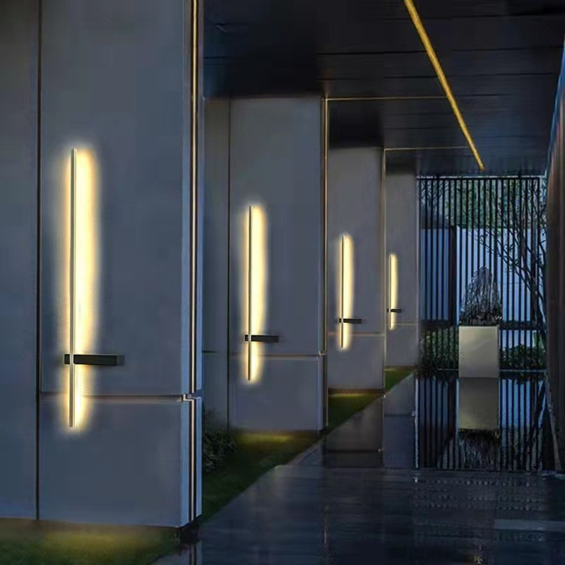Extérieur Étanche Jardin Escalier Allée Mur Extérieur Hall D'entrée Lampe Villa Club Porte Applique Bar Lumières Éclairage Intérieur