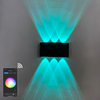 Applique murale intérieure APP télécommande Bluetooth-compatible Dimmable LED applique RGBW utilisé pour la décoration de vacances AC85-265V