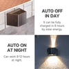 NOUVELLES appliques murales solaires extérieur étanche décoration de rue éclairage mural LED lampe de porche à énergie solaire pour Villa Patio jardin