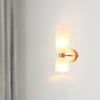 Style français bougie appliques nordique créatif chambre d'enfant chevet atmosphère lampe rose pétale fille chambre décor appliques murales