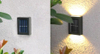 Applique murale solaire lampe intelligente applique murale étanche extérieure haut et bas applique murale escalier applique solaire veilleuse