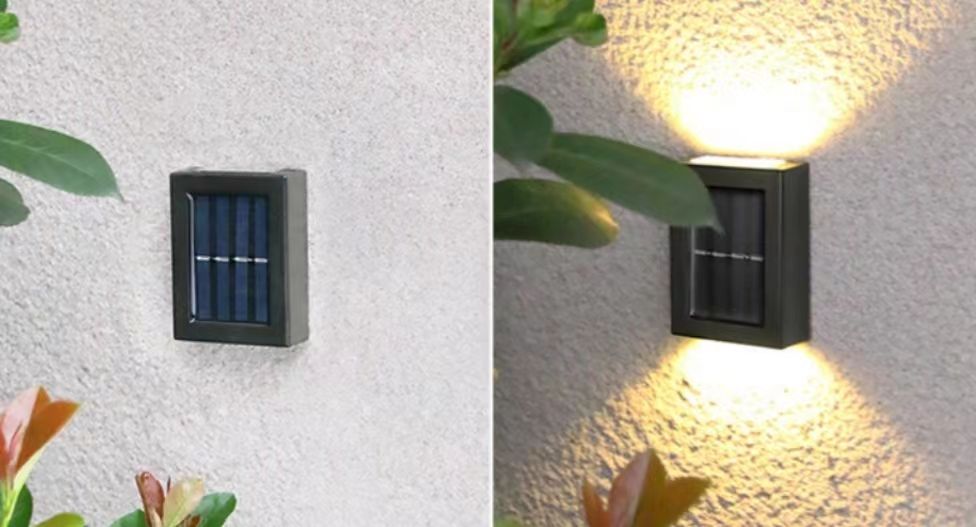 Applique murale solaire lampe intelligente applique murale étanche extérieure haut et bas applique murale escalier applique solaire veilleuse