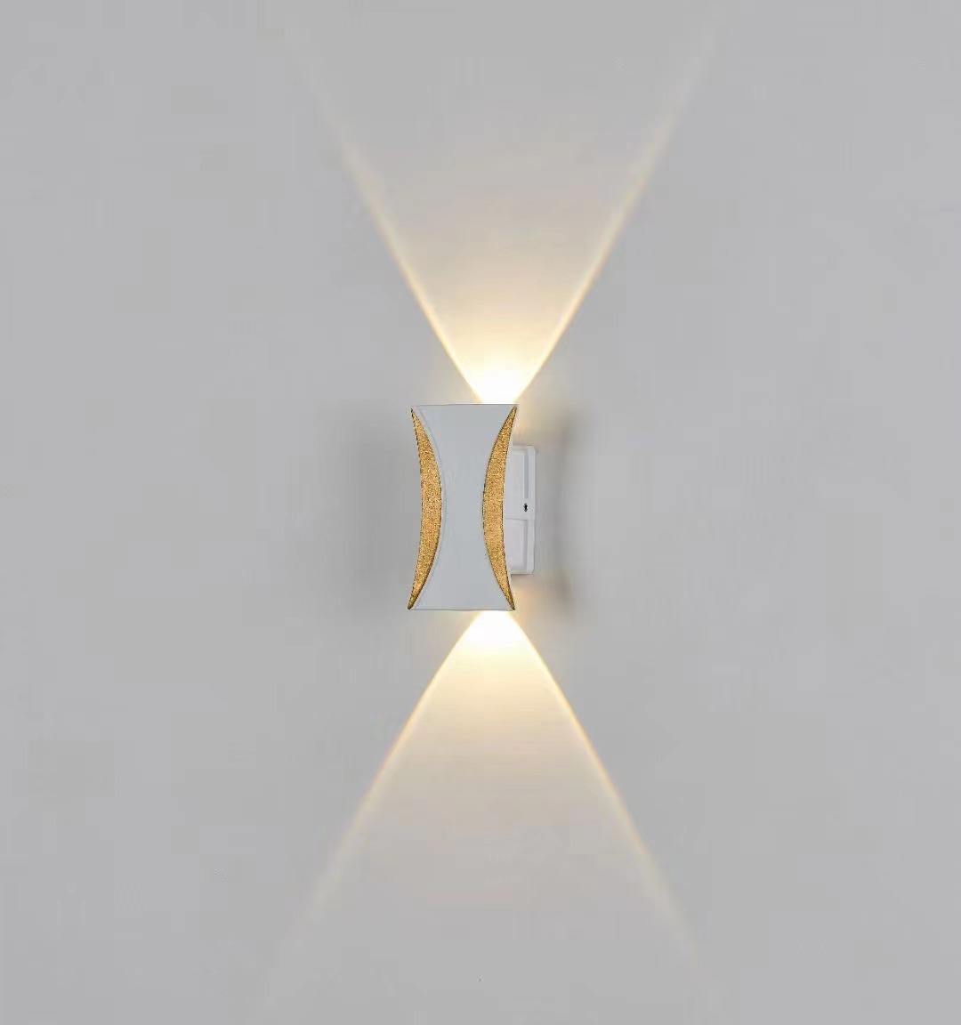 Or Simple Style Moderne Aplique Led Pared Wandlampe Étanche Lampe Luminaire Éclairage Lumineux Applique Décoration Intérieure Lumière