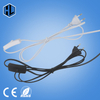 Câble de ligne 1.8m 303 cordon d'alimentation marche-arrêt pour lampe à LED avec interrupteur à bouton prise ue commutation de lumière Extension de fil Transparent