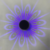 Nordique rond acrylique fleur mur LED lumière intérieur éclairage applique murale pour chambre chevet couloir décor à la maison