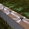 Moderne capteur de mouvement sécurité énergie d'urgence étanche jardin solaire maison lumière led solaire alimenté extérieur applique murale