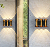Lampes murales en verre de jardin luminaire extérieur extérieur rétro IP65 étanche LED pour maison porche couloir passerelle et porte Patio