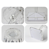 Table de chevet LED contrôle tactile veilleuse moderne cristal lampe de Table LED Rose lumières éclairage intérieur LED lampe de bureau