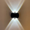 4W 6W 8W Moderne Minimaliste Intérieur Extérieur Hôtel Allée Couloir Porte Escalier Porche Lune Forme LED Mur Lampe