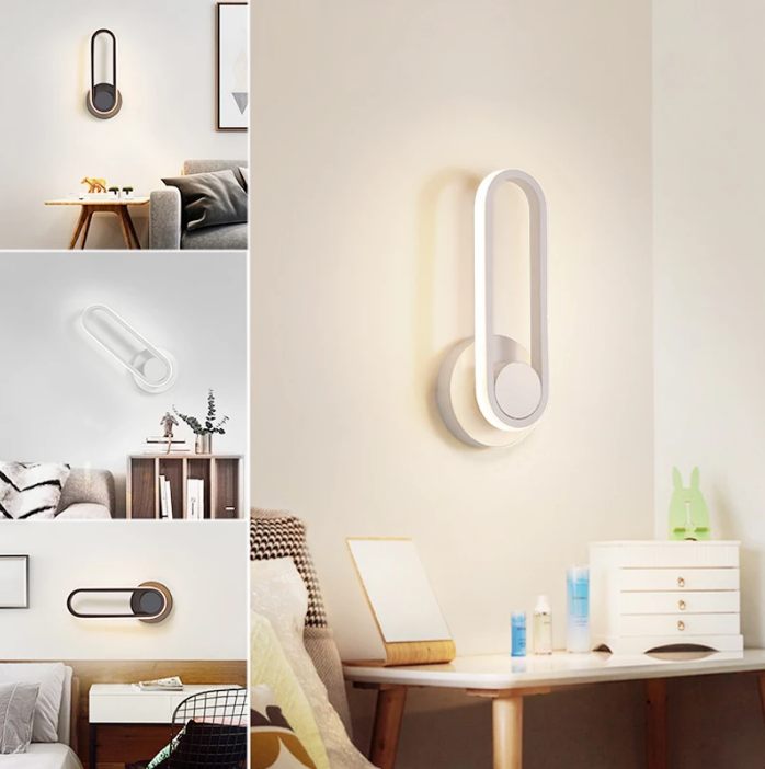 Rotatif tactile chambre applique chevet intérieur salon mur LED luminaire luminaire escalier lumière Hagood lampara décoratif