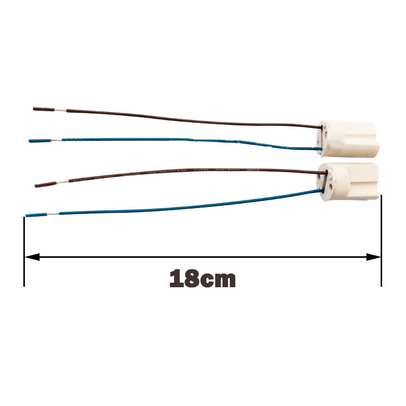 Base de lampe à LED G9 de haute qualité 250V 2A 18cm douille en céramique support de lampe halogène de Type G9 pour ampoule LED G9
