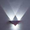 Triangle 3W ruban led applique murale pour éclairage intérieur AC85-265V luminaire en aluminium sans scintillement télécommande appliques murales