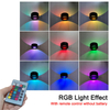 Moderne 3W 7W LED wandlamp RGB aluminium rond LED haut et bas applique murale lampes de chevet chambre