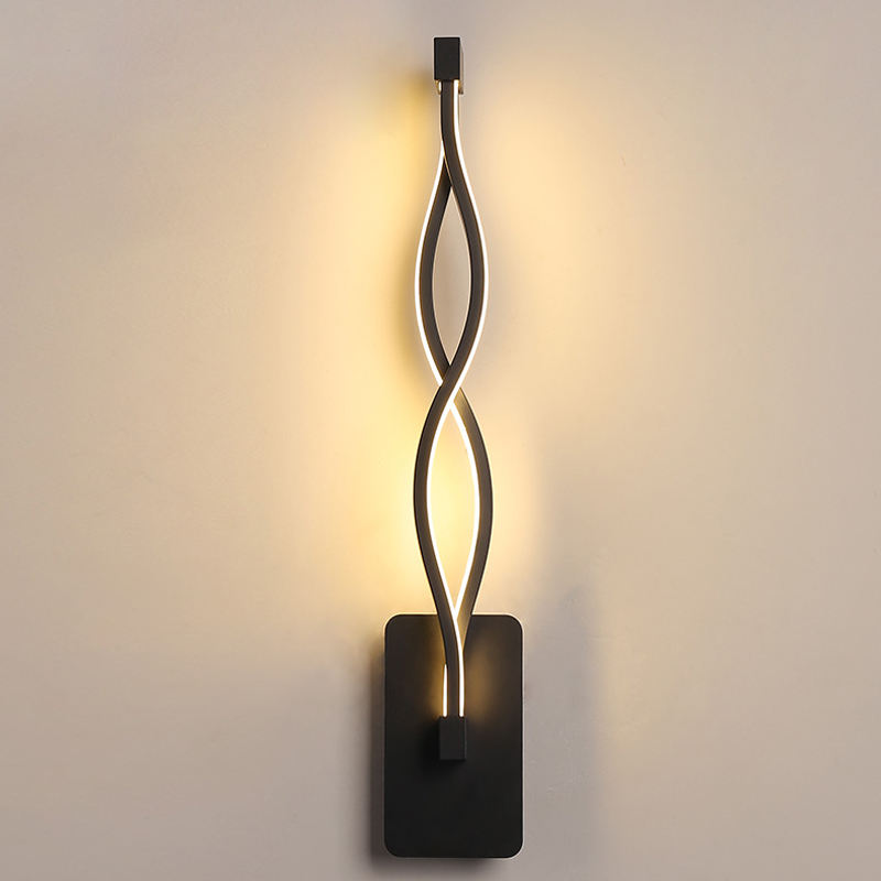 Applique murale à LED Usine fournisseur direct support mural led lumière hôtel pour 2.4G Télécommande APP 220V éclairage Haut et Bas nuit