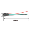 JST SM 3 broches/tête mâle à femelle connecteur rapide/fil pour bande LED WS2812B RGB