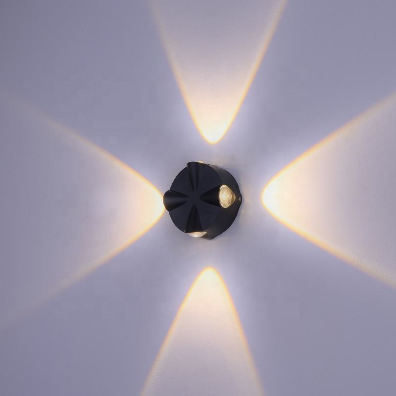 Applique murale LED étanche applique murale extérieure porche jardin chambre intérieur moderne nordique applique luminaire 2/4/6/8/10/12W AC85-265V