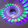 2023 pas cher prix nuit lumière spirale trou RGB LED mur led lumières décoratives