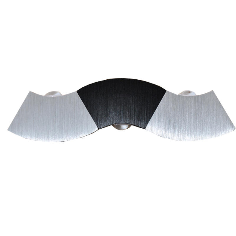 6W LED appliques murales intérieures Up and Down applique murale éclairage intérieur led en aluminium Hall lampe applique murale argent blanc froid