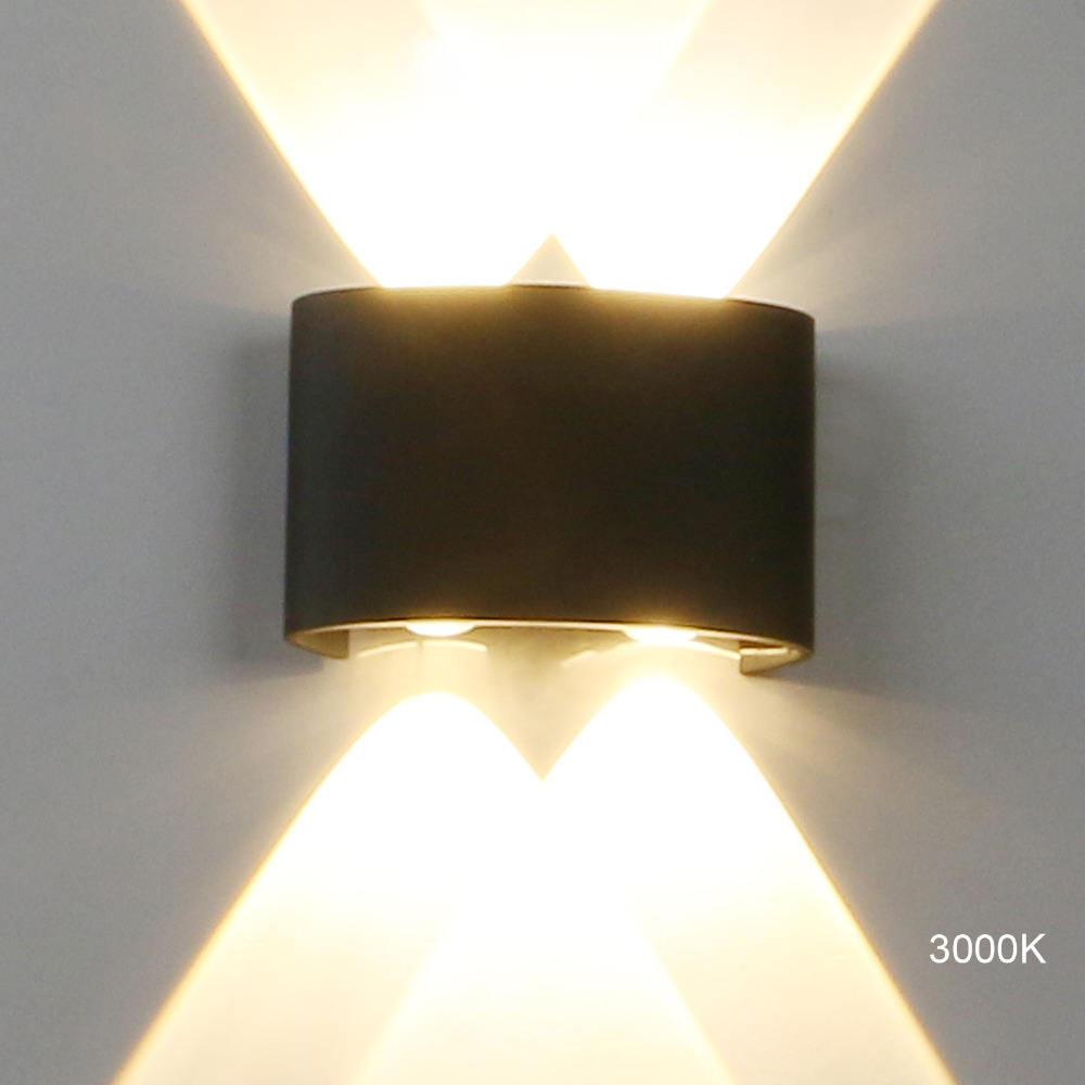 Hot Sale 4W LED Lampe de mur extérieur Étanche IP65 Éclairage de porche de jardin