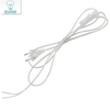Câble 0.75mm 2 lignes 1.8m cordon d'alimentation marche-arrêt pour lampe à LED avec interrupteur à bouton ue/US prise lumière commutation rallonge de fil Transparent