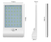 LED COB lumière solaire capteur de mouvement extérieur applique murale étanche lampe de jardin projecteurs voie d'urgence rue lampe de sécurité