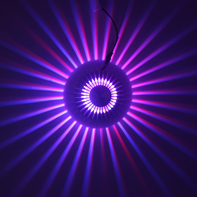 Usine directement applique murale RVB applique led escalier intérieur veilleuse pour 100% sécurité télécommande IR avec contrôle IR