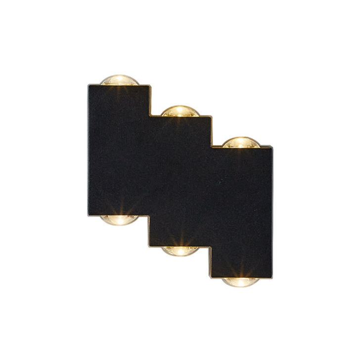 Applique murale extérieure à LED haut et bas en aluminium décorer applique murale chambre à coucher LED porche lumière