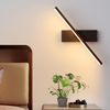 Applique murale de chevet Angle réglable rotatif éclairage LED intérieur applique murale à bande Simple en aluminium