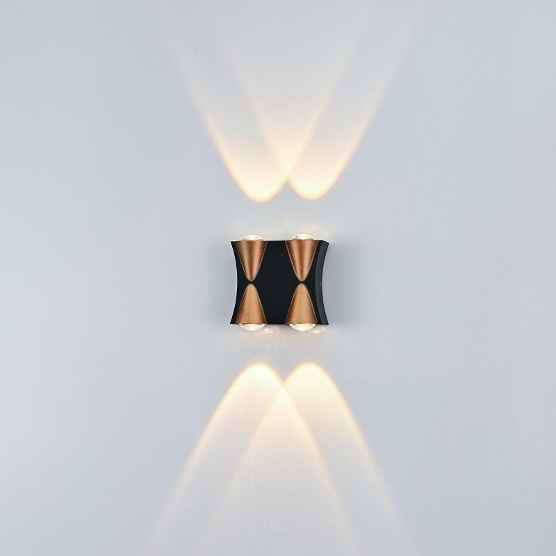 Luxe Brillant Applique LED Extérieur Imperméable À L'eau Villa Hôtel Mur Extérieur Balcon Lampe Extérieure Cour Poteau Led Applique Murale