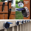 ABS LED jardin lampe solaire fleur argent couleur extérieur étanche éclairage rajeunissement applique extérieure rajeunissement applique extérieure rajeunissement applique extérieure