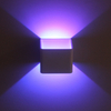 Applique murale led cube 3W de haute qualité avec télécommande rvb pour l'éclairage intérieur du salon