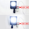 10W - 50W lampe solaire appliques extérieures solaires led escalier de chemin de lampe solaire applique murale étanche extérieure lampes murales solaires extérieures Led Flood Light Led Spotlight lampadaire