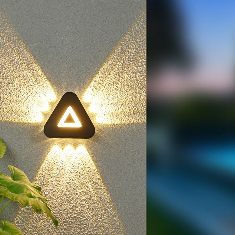 Moderne Minimaliste Triangle Forme LED Mur Lampes Style Nordique Extérieur Mur Lampes Salon 12W AC85-265V Simple Fantaisie Éclairage
