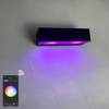Applique murale intelligente contrôlée par application applique murale led intérieur mur led lumières mur intérieur led lumières app interrupteur d'éclairage contrôlé