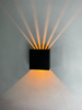 6W six faisceau lumière applique murale led lumières applique murale esthétique led applique murale moderne led applique murale extérieure led appliques intérieures