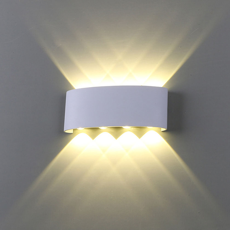 2023 décoration industrielle 6W/8W IP65 étanche extérieur mur LED lampe Wandlamp haut et bas applique murale