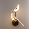 Hotelwandleuchte IP20 Led Escalier Applique Murale 3W Intérieur Or Lumineux Puce Nachtlampje Applique Oiseau Nachttischlampe Unique Nuit