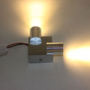 2023 nouvelle lampe murale suspendue moderne tête de lit murale lumière brossé Nickel décor hôtel USB applique murale Bend métal personnalisé lumineux