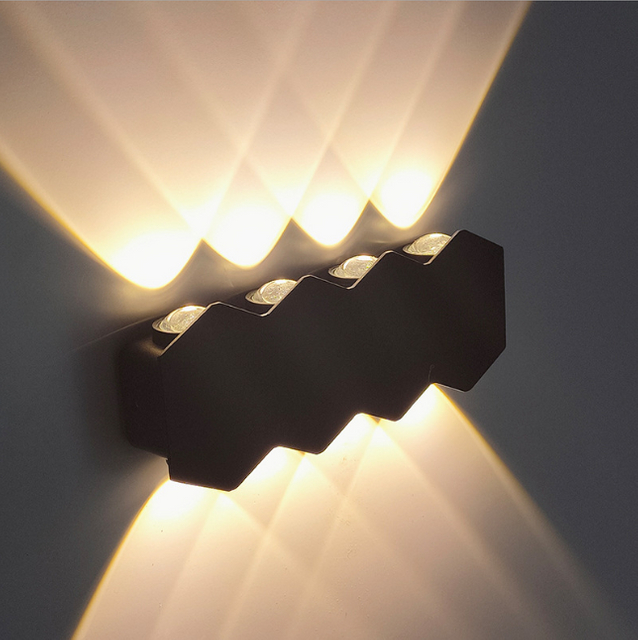 Appliques murales étanches à LED modernes et lumière extérieure décorative éclairage mural lampe éclairage à la maison applique murale à LED moderne