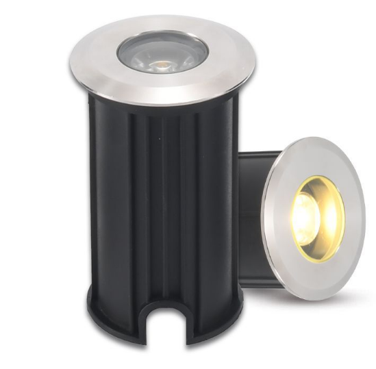 Led enterré lumière 1w3w acier inoxydable lumière sous-marine ancre intégré parc carré mur coin sous-marin petite lumière enterrée