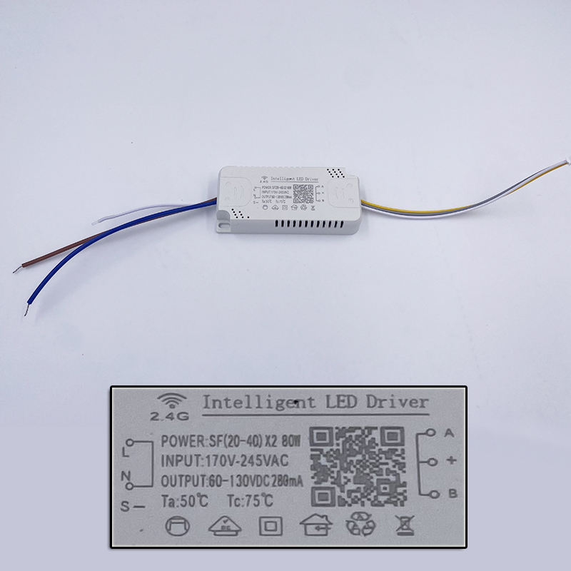2 Voies 48-160W 2.4g LED Pilote Lampe Pilote Trois Température De Couleur Drive LED Transformateurs D'éclairage Haute Qualité Sécuritaire 2.4G Pilote Alimentation Pilote Adaptateur LED