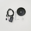 Ensemble de support de lampe en métal standard européen E27 support de lampe en fer E27 fil tressé coloré E27 kit de support de lampe de plafond