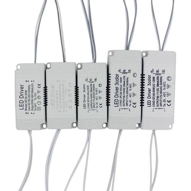 Adaptateur d'alimentation de conducteur de 8-120W LED pour la puce d'ampoule de remplacement de plafonnier de transformateur non isolant AC220V