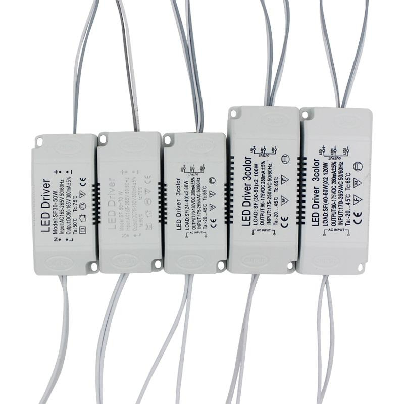 Adaptateur d'alimentation de conducteur de 8-120W LED pour la puce d'ampoule de remplacement de plafonnier de transformateur non isolant AC220V