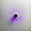 RGB spirale trou mur LED lampe 3W Dimmable spirale lampe avec télécommande Surface installer Mini lumière pour salle de jeu barre nouveau
