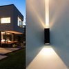 Haut et bas lampe Led moderne carré Ip65 étanche extérieur maison applique murale haute qualité pas cher prix