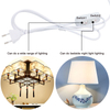 301 interrupteur de lumière meilleur prix qualité pour suspension vente chaude interrupteur à Double bouton fil de prise ue avec 100% de sécurité