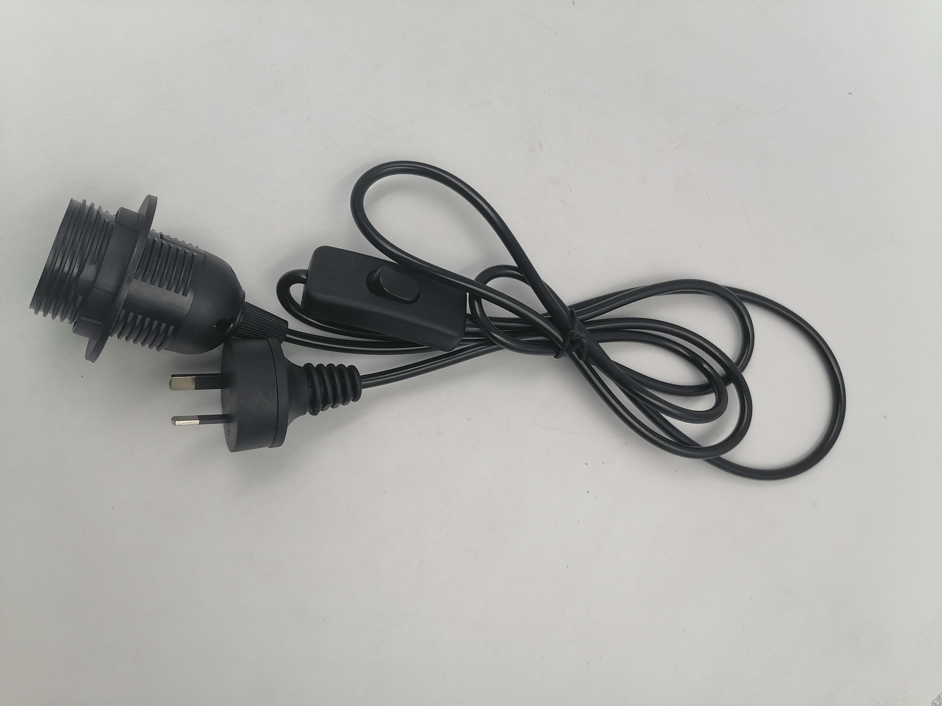 Prise AU 1.8m câble de ligne 303 cordon d'alimentation marche-arrêt pour lampe à LED avec rallonge de fil de commutateur de bouton