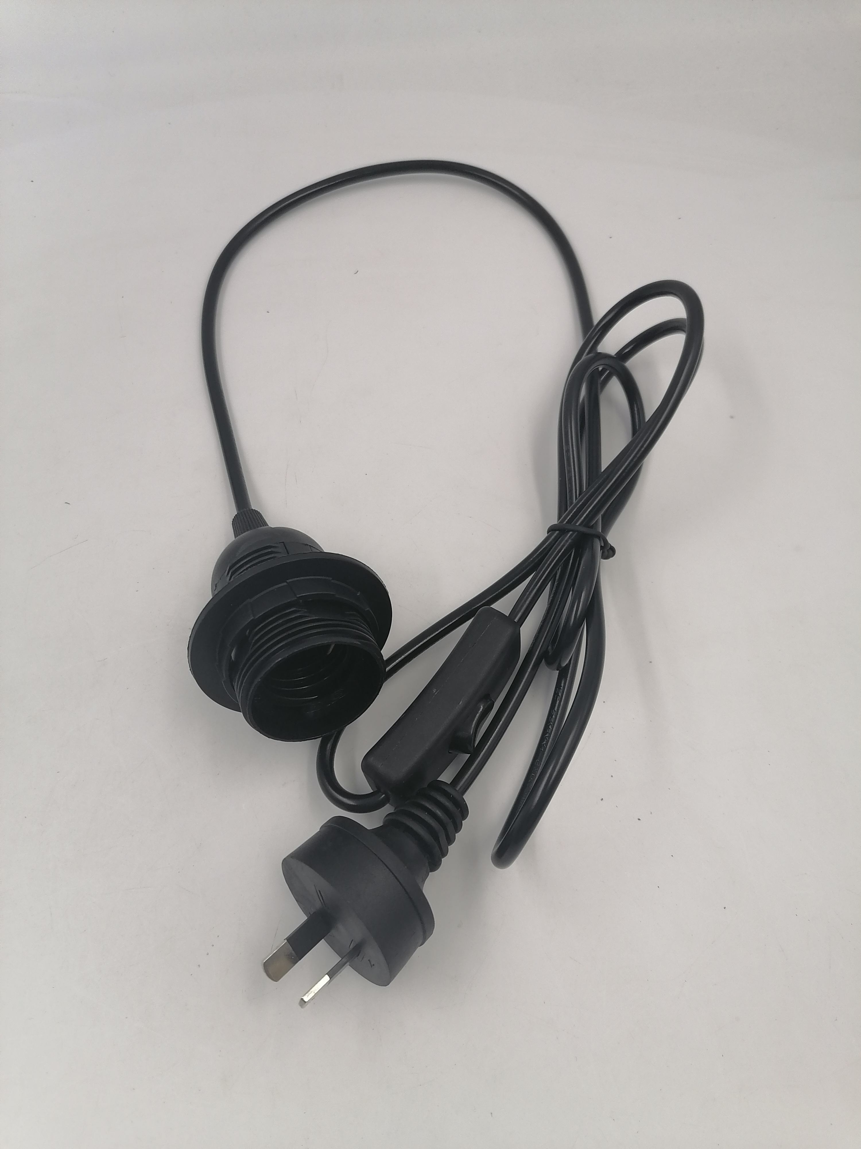 Prise AU 1.8m câble de ligne 303 cordon d'alimentation marche-arrêt pour lampe à LED avec rallonge de fil de commutateur de bouton