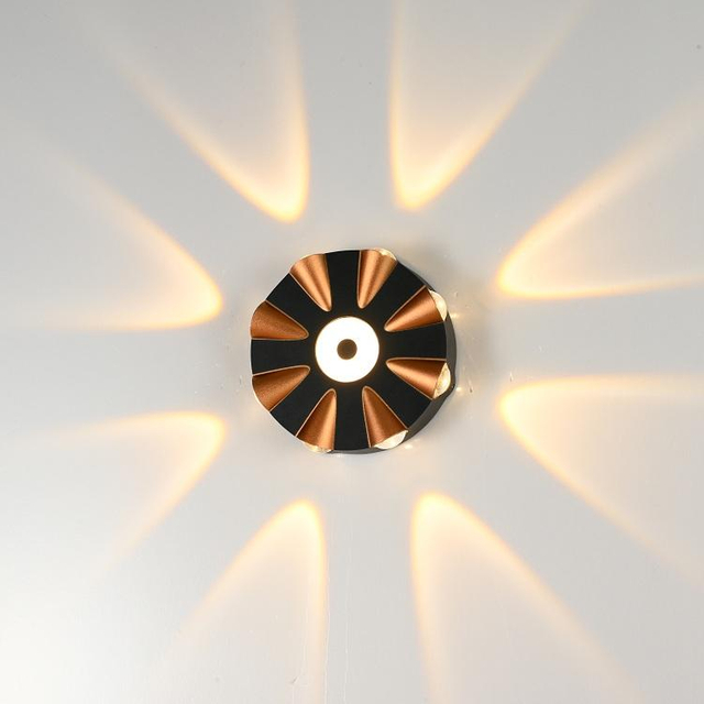 Entourant lumineux LED extérieur étanche applique allée balcon couloir porte fond paysage aluminium applique murale